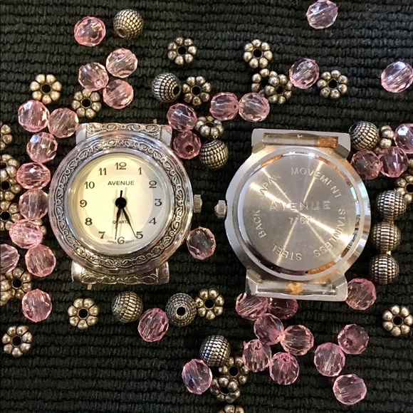 Two Avenue Watch Faces with Beads - Picture 2 of 2